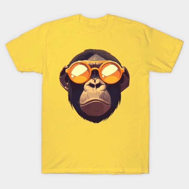 cool monkey T-Shirt by StevenBag